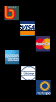 All Major Credit cards accepted